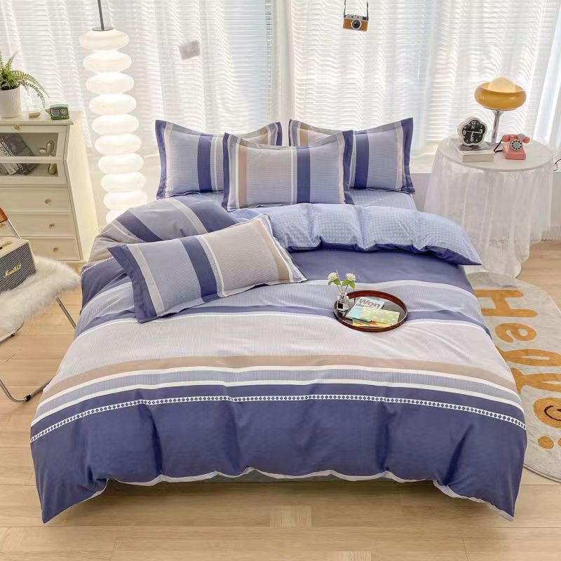 Plant-based four-piece comforter set-orchid