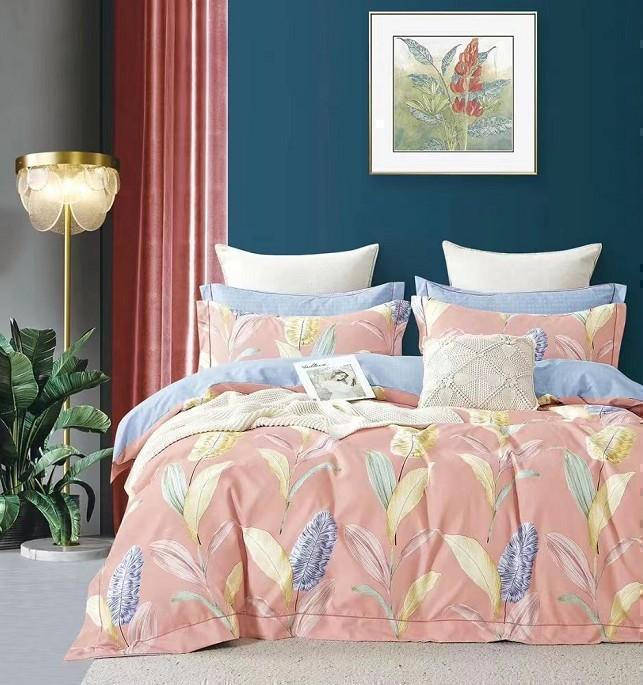 Plant-based four-piece comforter set-lavender